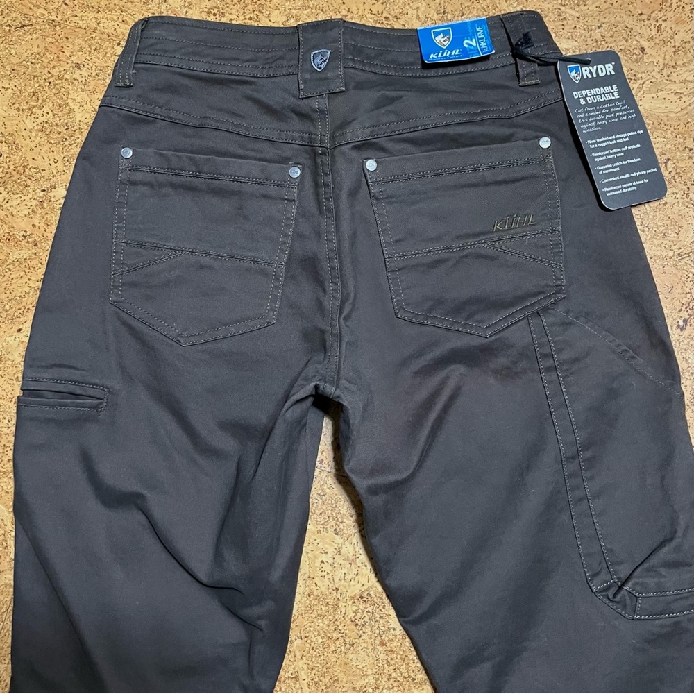 KUHL Wm’s Rydr Pant NWT In Espresso Sz 2 Regular - Picture 5 of 16